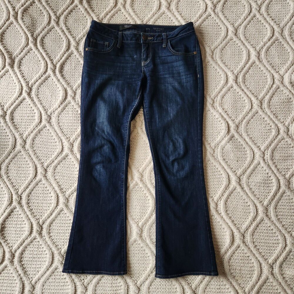 Simply Vera -Vera Wang Bootcut Mid Rise Jeans Size 6 Petite